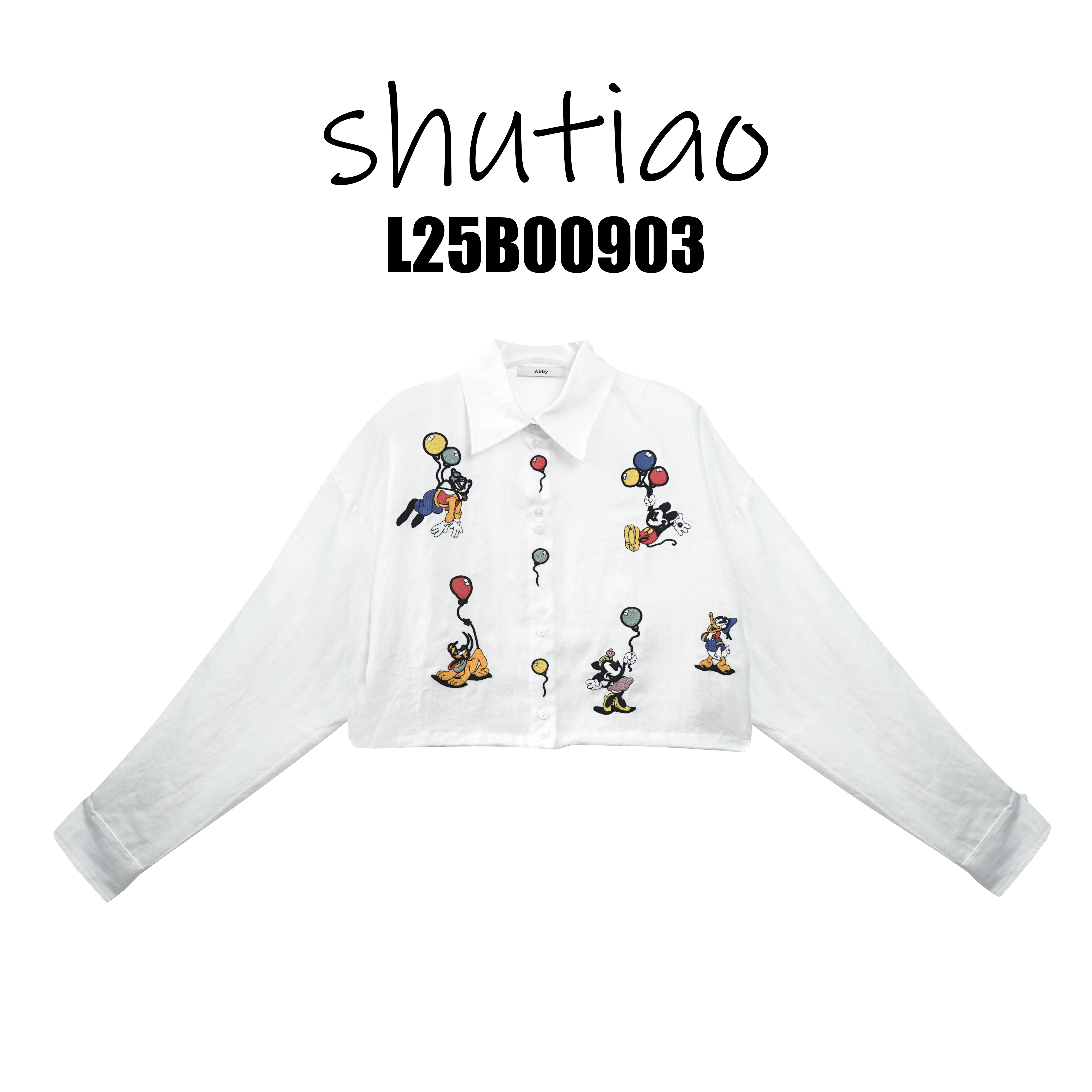 【SHUTIAO】2025春夏：新款小众设计款衬衫L25B00903