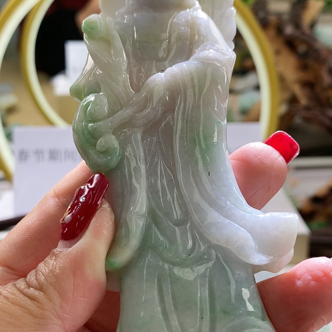 【闪购商品】翡翠颈饰未镶嵌许**多观音