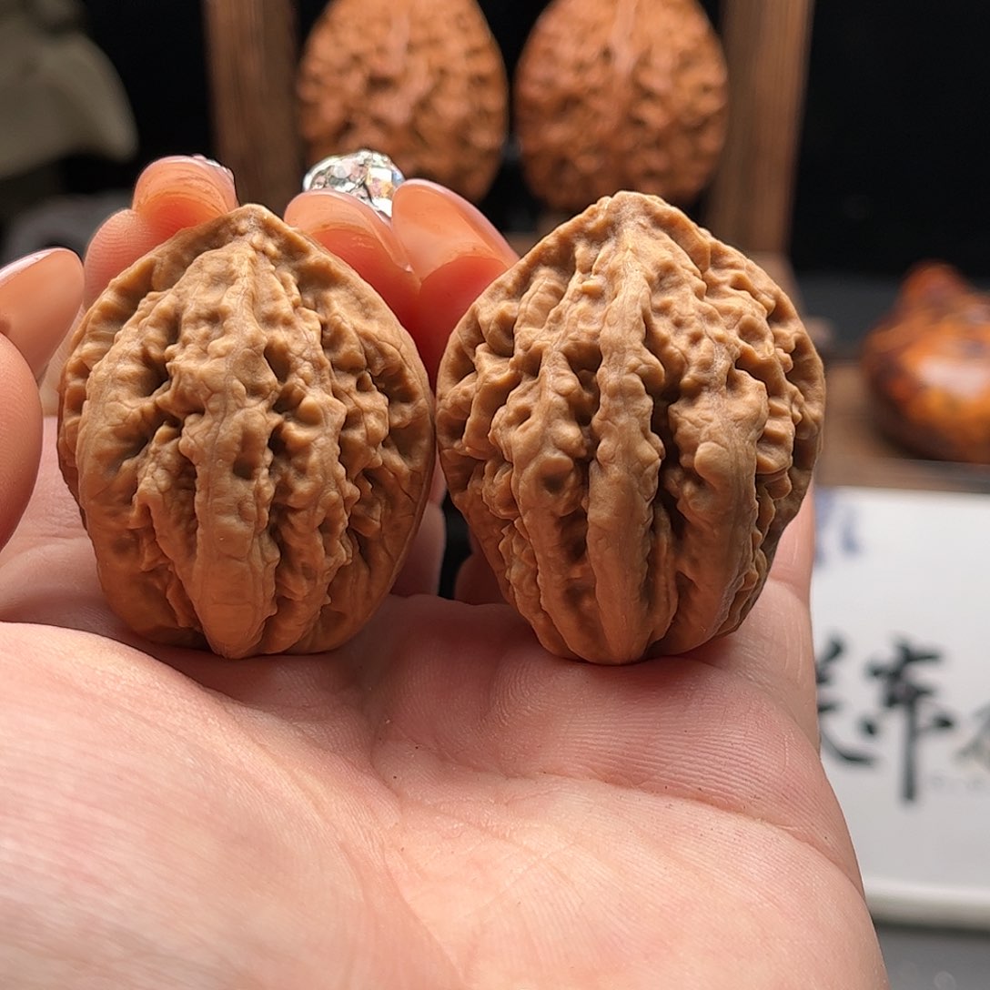 文玩核桃把件关东木子家楸大胖27