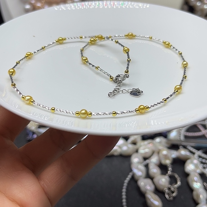 淡水珍珠颈饰未镶嵌