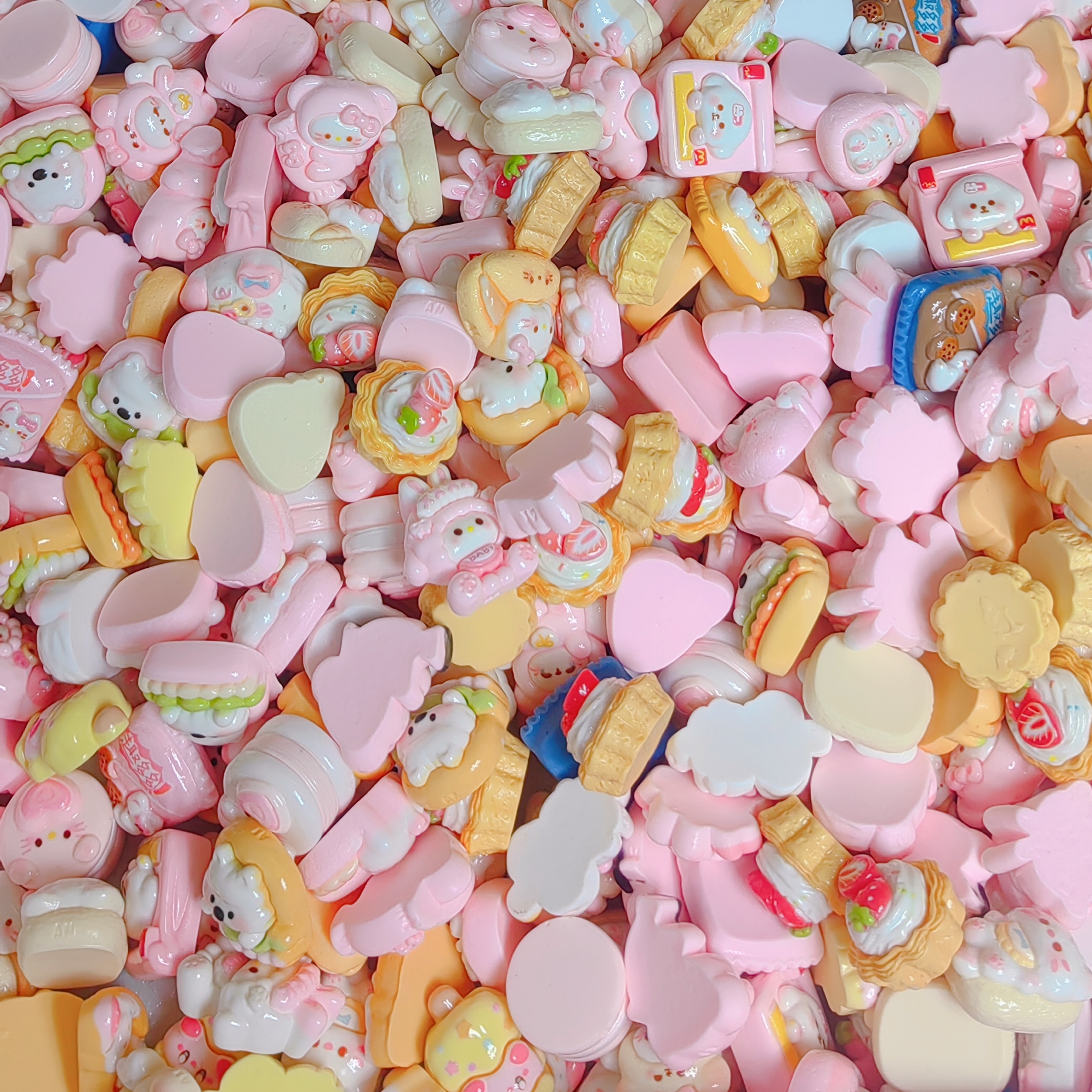 全定制小卡混 卡通树脂DIY配件