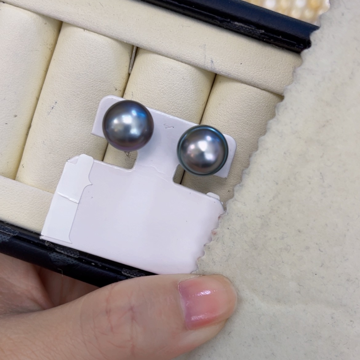 【闪购商品】海水珍珠耳饰银S925镶嵌