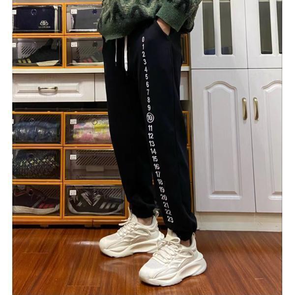 K309春秋季潮流百搭束脚卫裤男女韩版宽松九分运动休闲裤子2025年