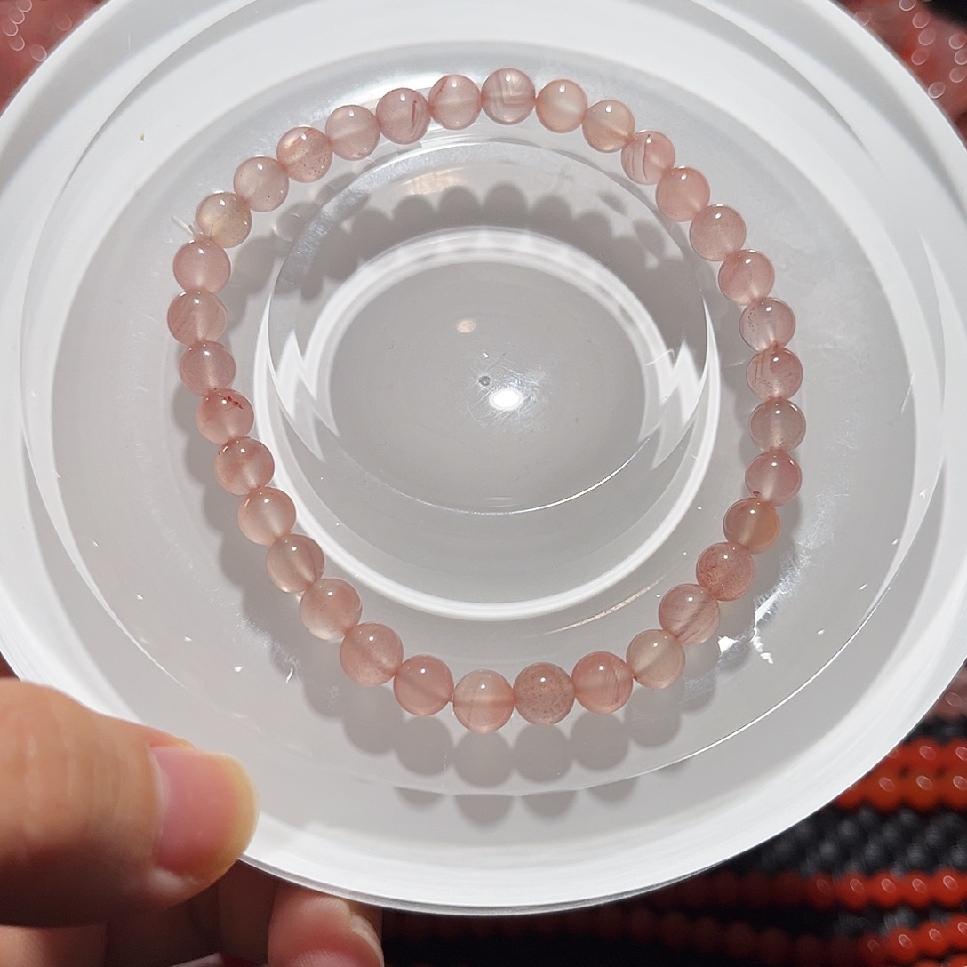 南红玛瑙未镶嵌手链