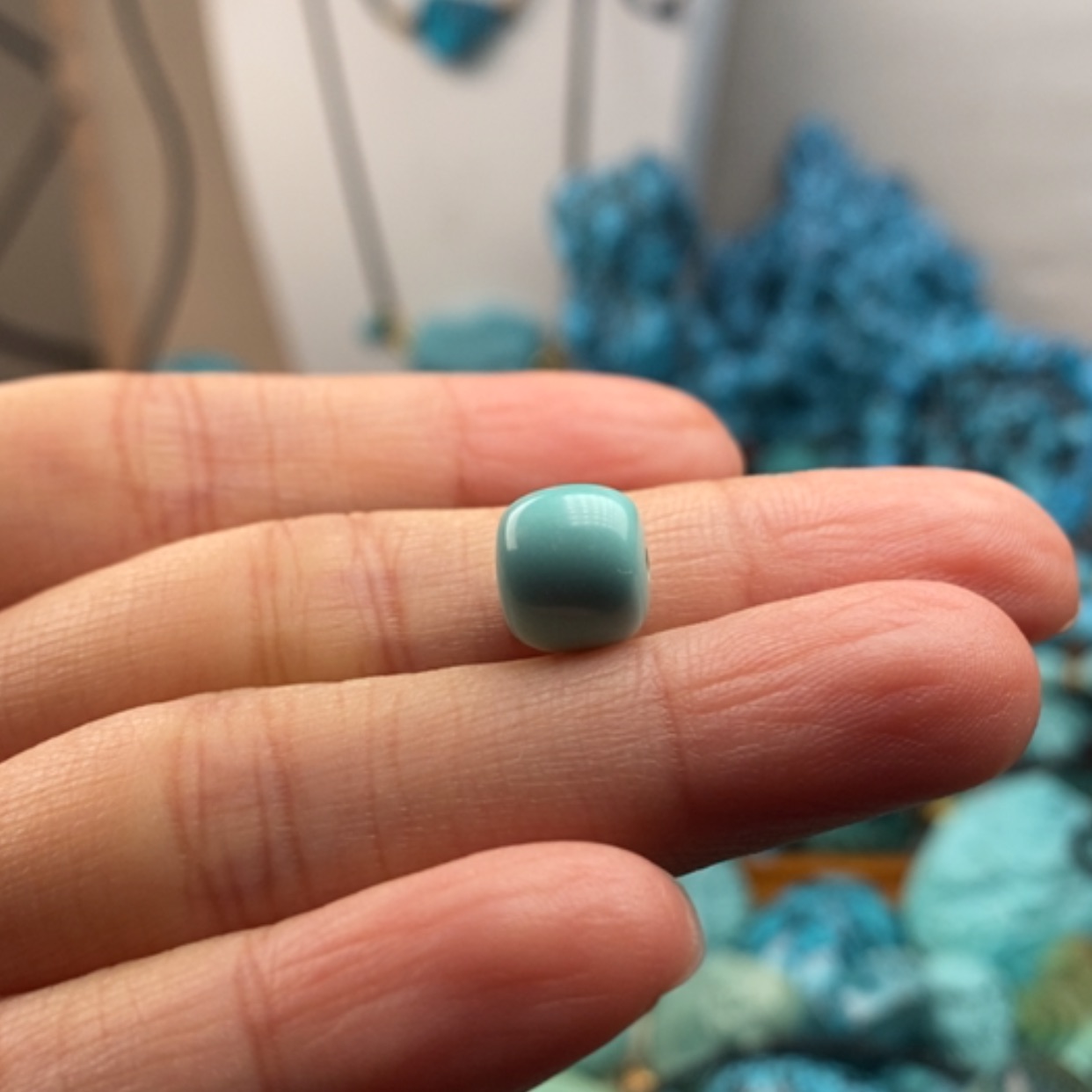 【闪购商品】未镶嵌绿松石珠宝半成品