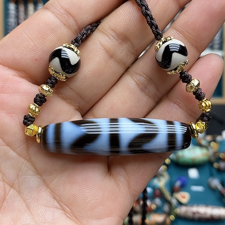 玛瑙/玉髓颈饰合金