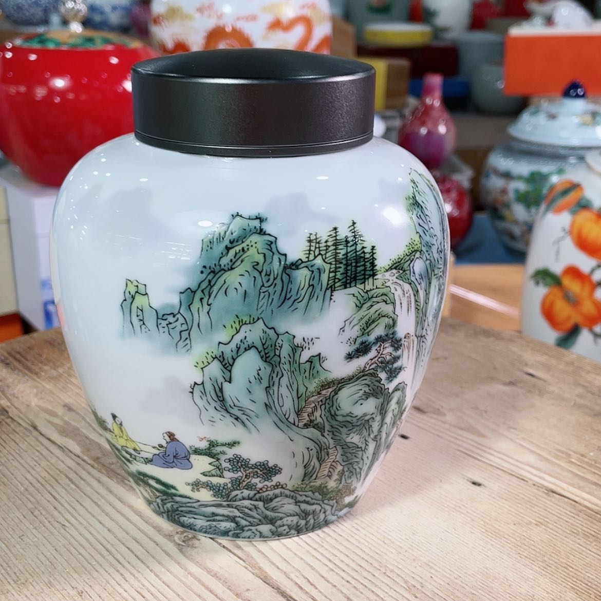 【闪购商品】罐陶瓷茶叶罐密封罐