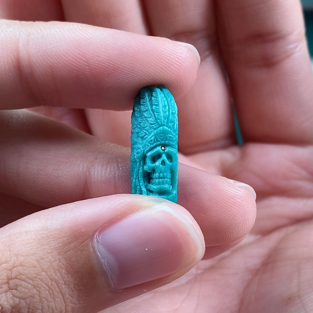 绿松石珠宝奇石未镶嵌