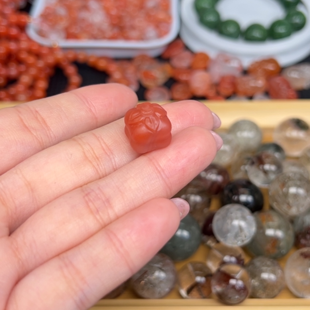 雨***薇南红玛瑙未镶嵌吊坠(不含链)