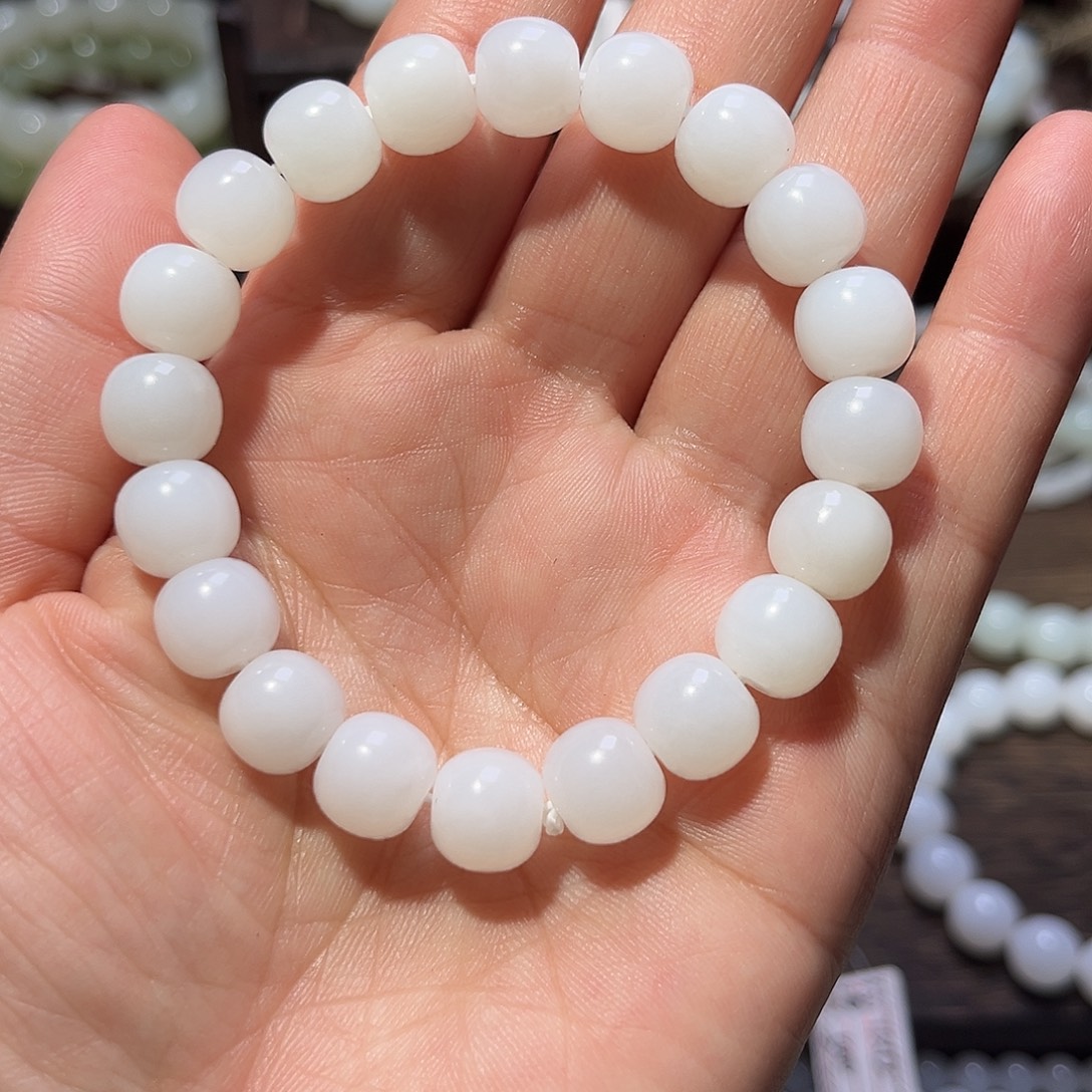 和田玉未镶嵌手链