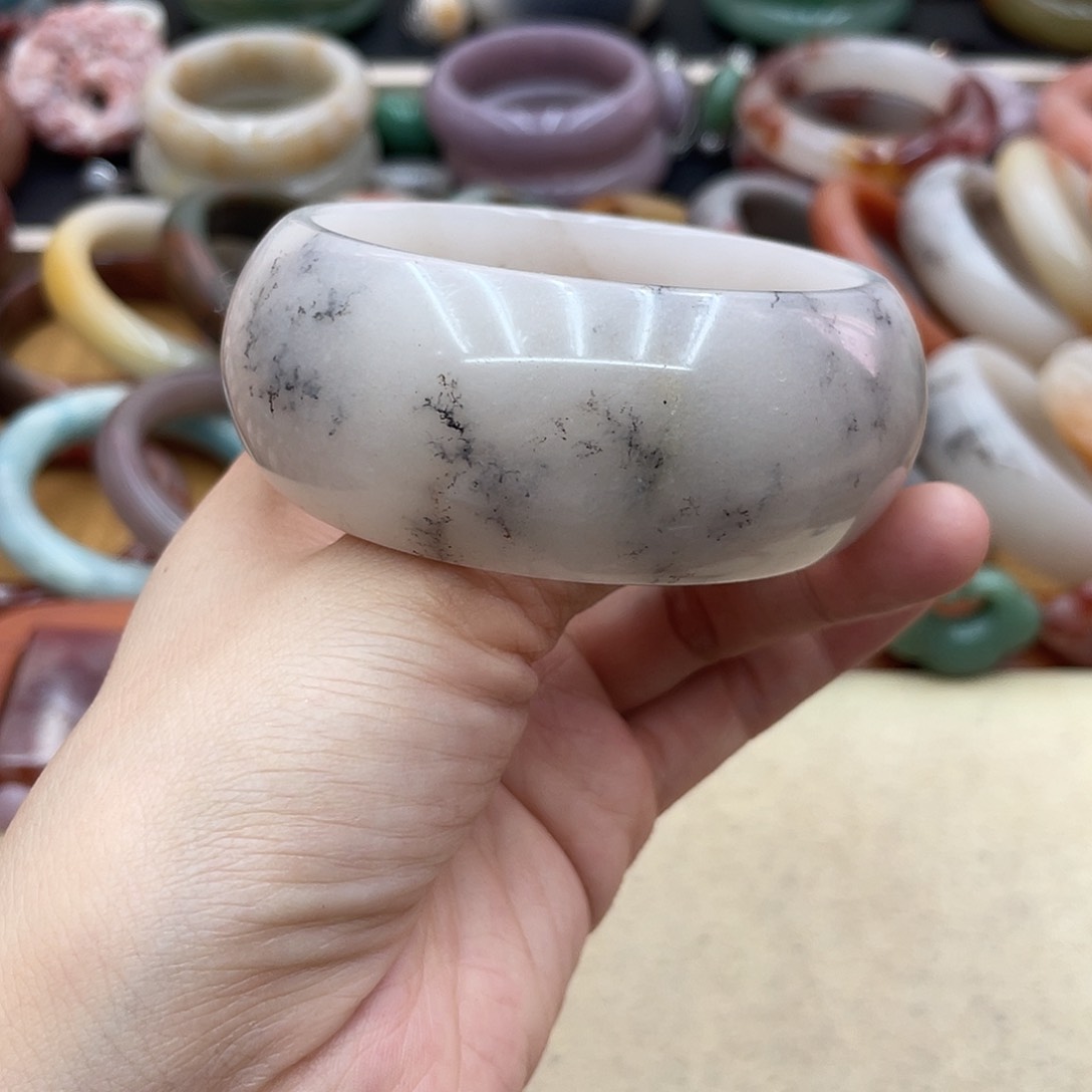 石英质玉圈口61未镶嵌