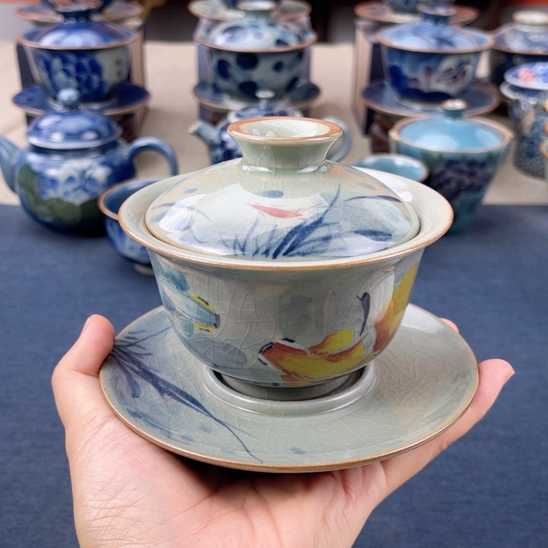 杯景德镇手绘手工茶具