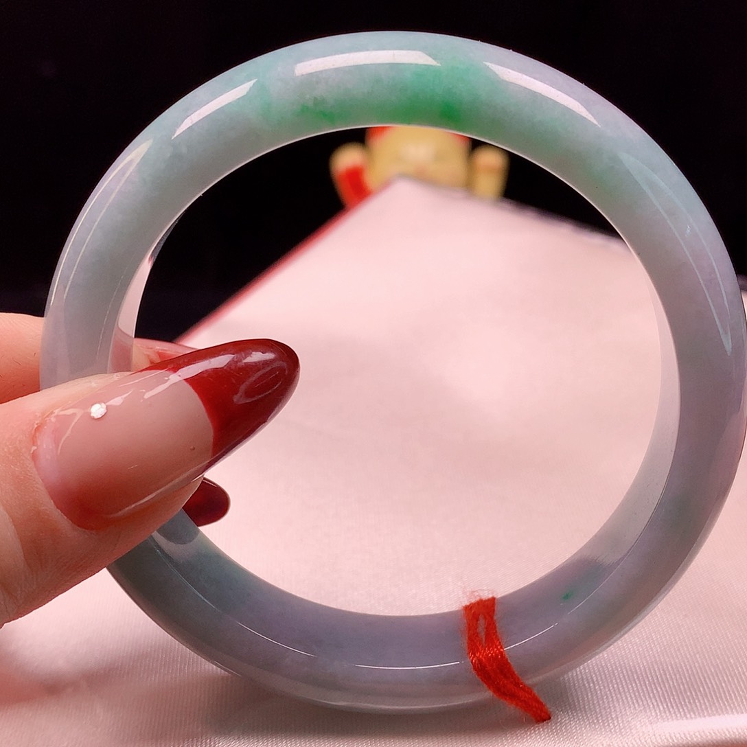 翡翠手镯未镶嵌天然翡翠5155