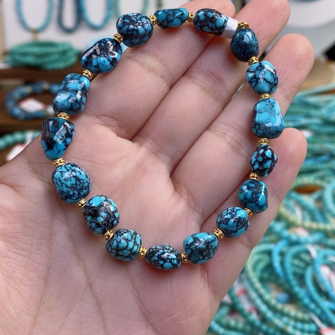 未镶嵌绿松石手串