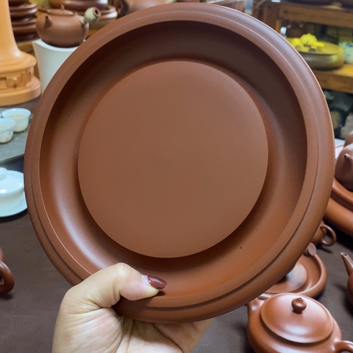 潮州朱泥壶承手工大约18-19c m m