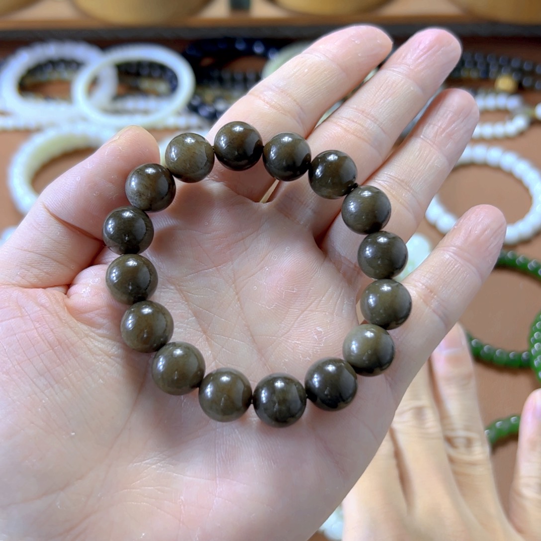 和田玉手串未镶嵌