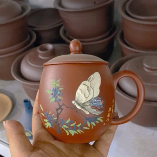 紫砂花盆紫砂花盆