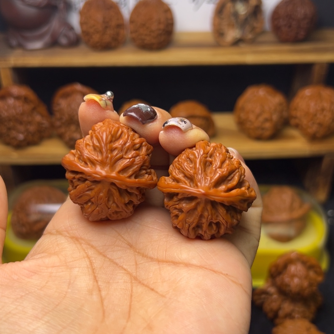 拾***酒桃核把件苹果园福利