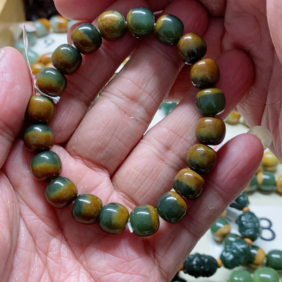 未镶嵌手串透闪石质玉用****9