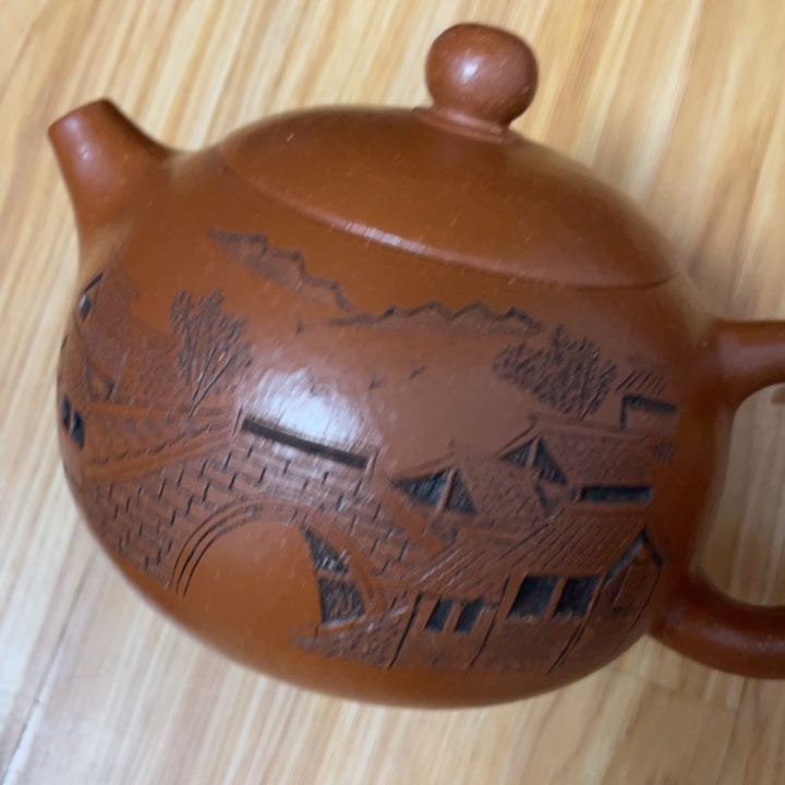 睡***天茶壶底槽青紫砂艺术作品