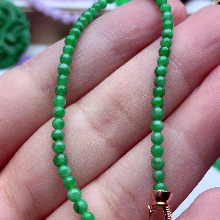 翡翠未镶嵌手链手串