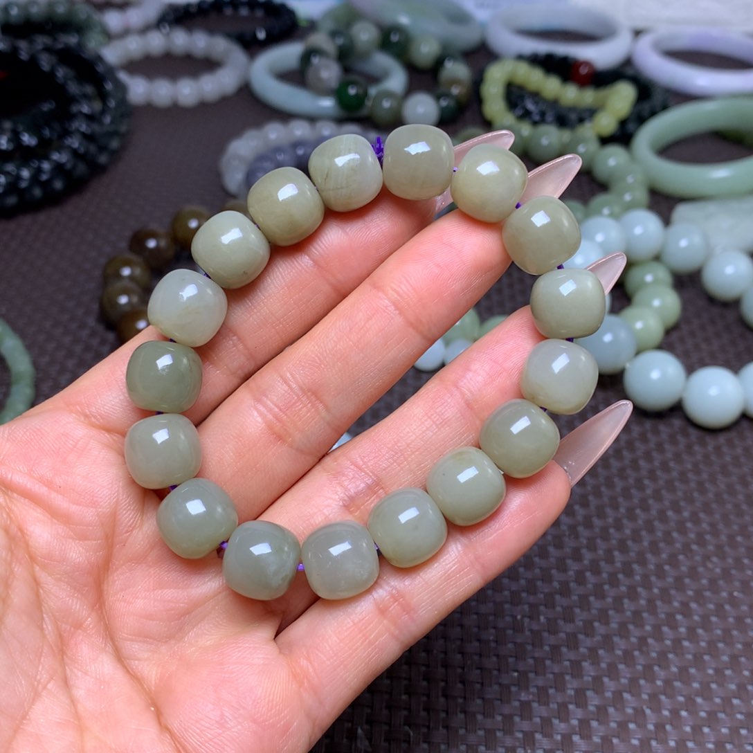 未镶嵌手串和田玉卡12
