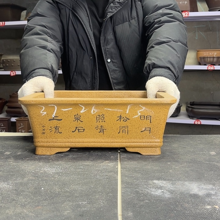 紫砂花盆紫砂等传统