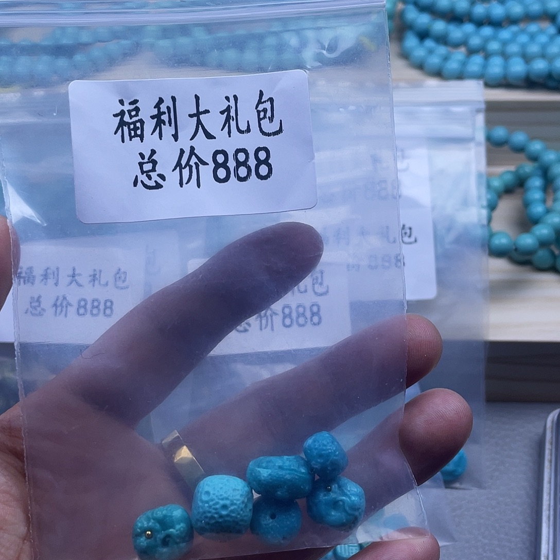 绿松石未镶嵌颈饰