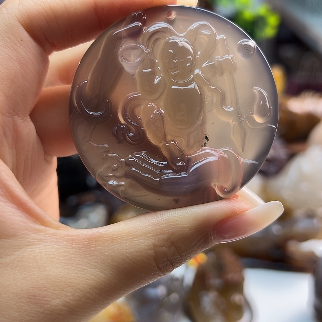 玛瑙/玉髓未镶嵌颈饰