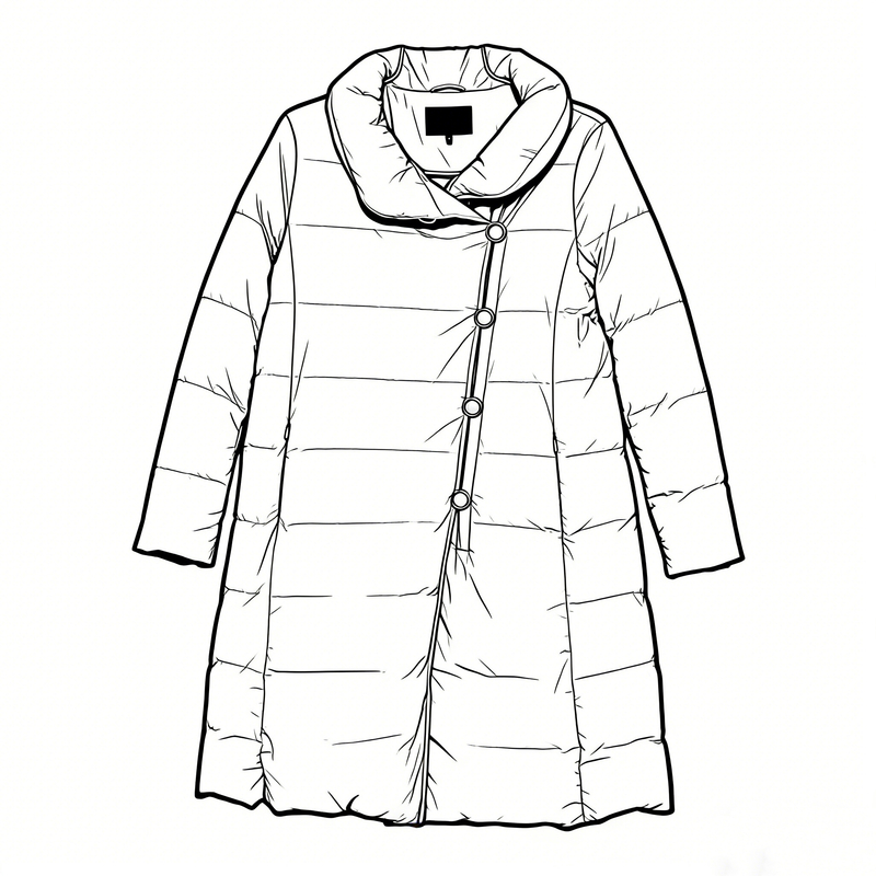 【Montendre】秋冬新款 A 80白鸭绒长款加厚羽绒服时尚纯色显瘦外套