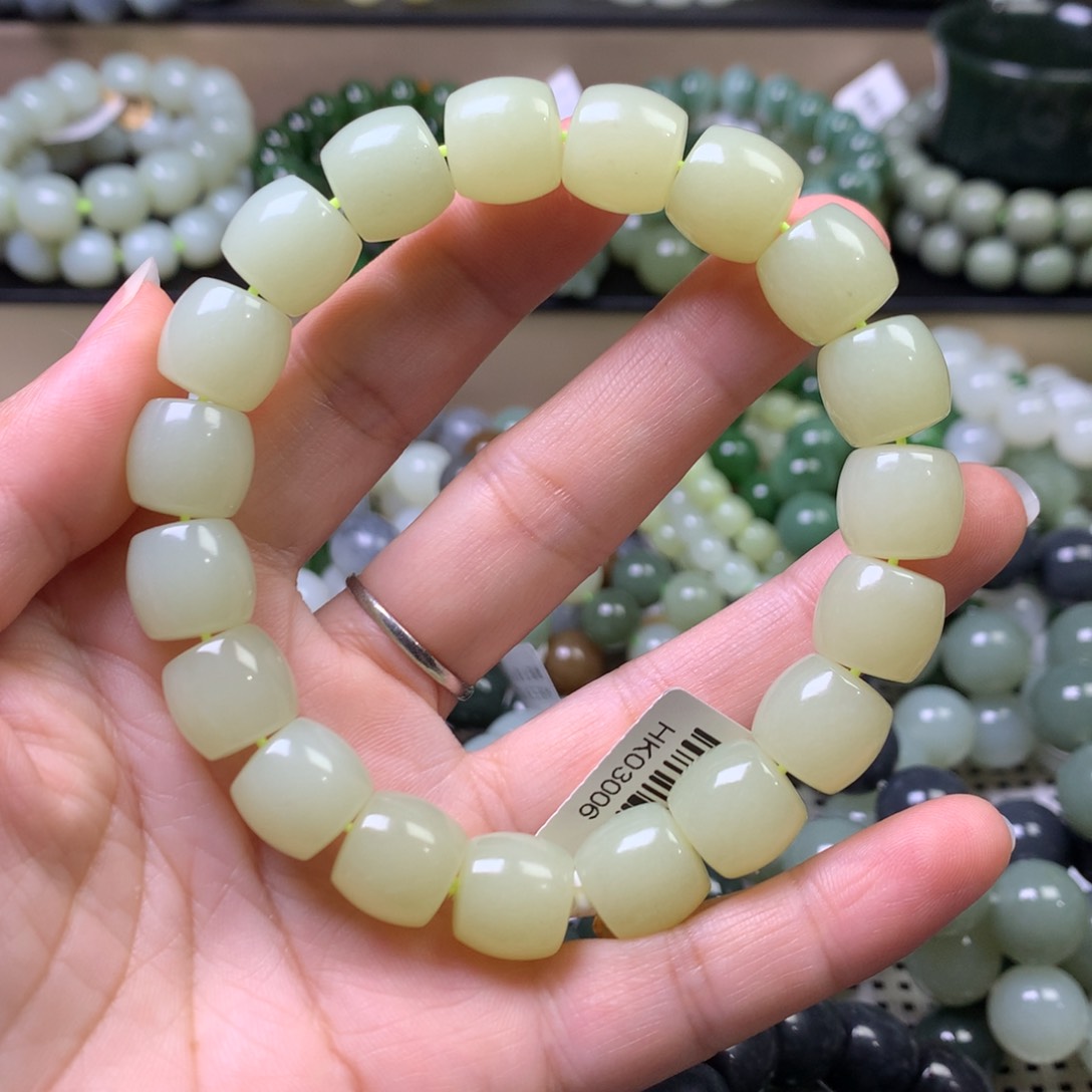 和田玉手链未镶嵌