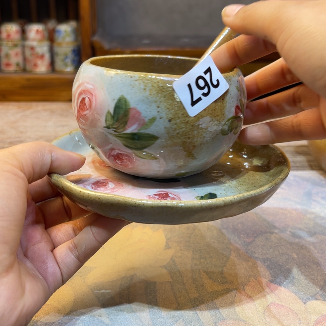 胖***张瓷片景德镇手工制作