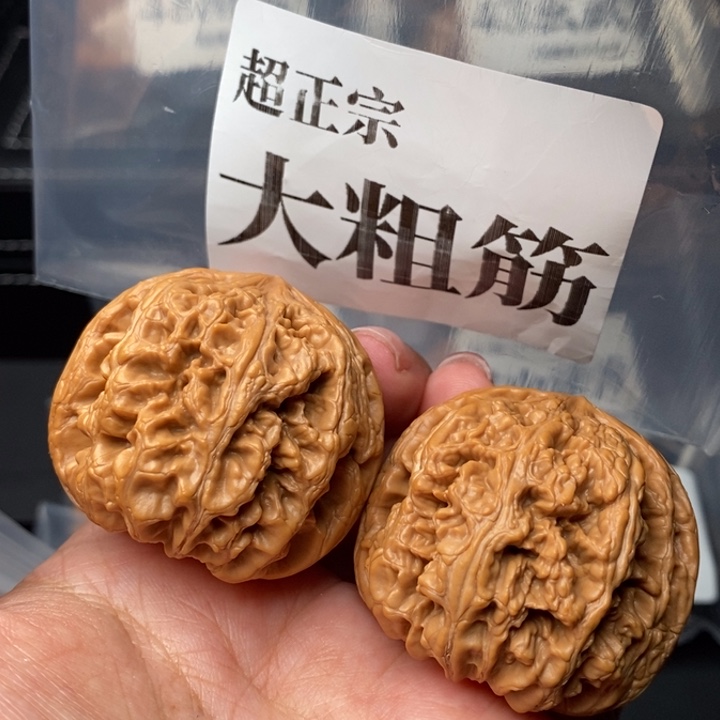 文玩核桃把件44粗筋