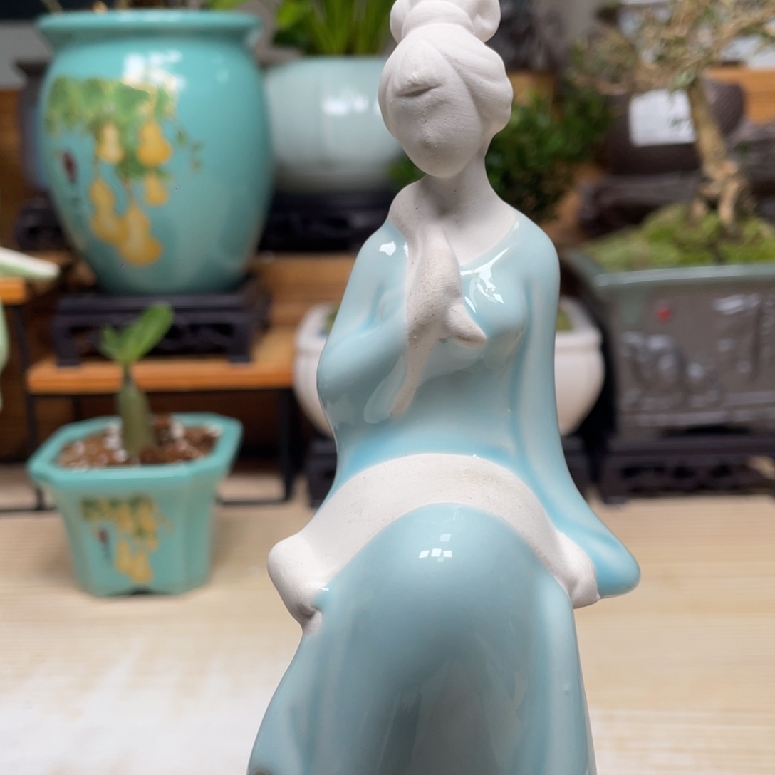 紫砂花盆陶瓷艺术华人艺术