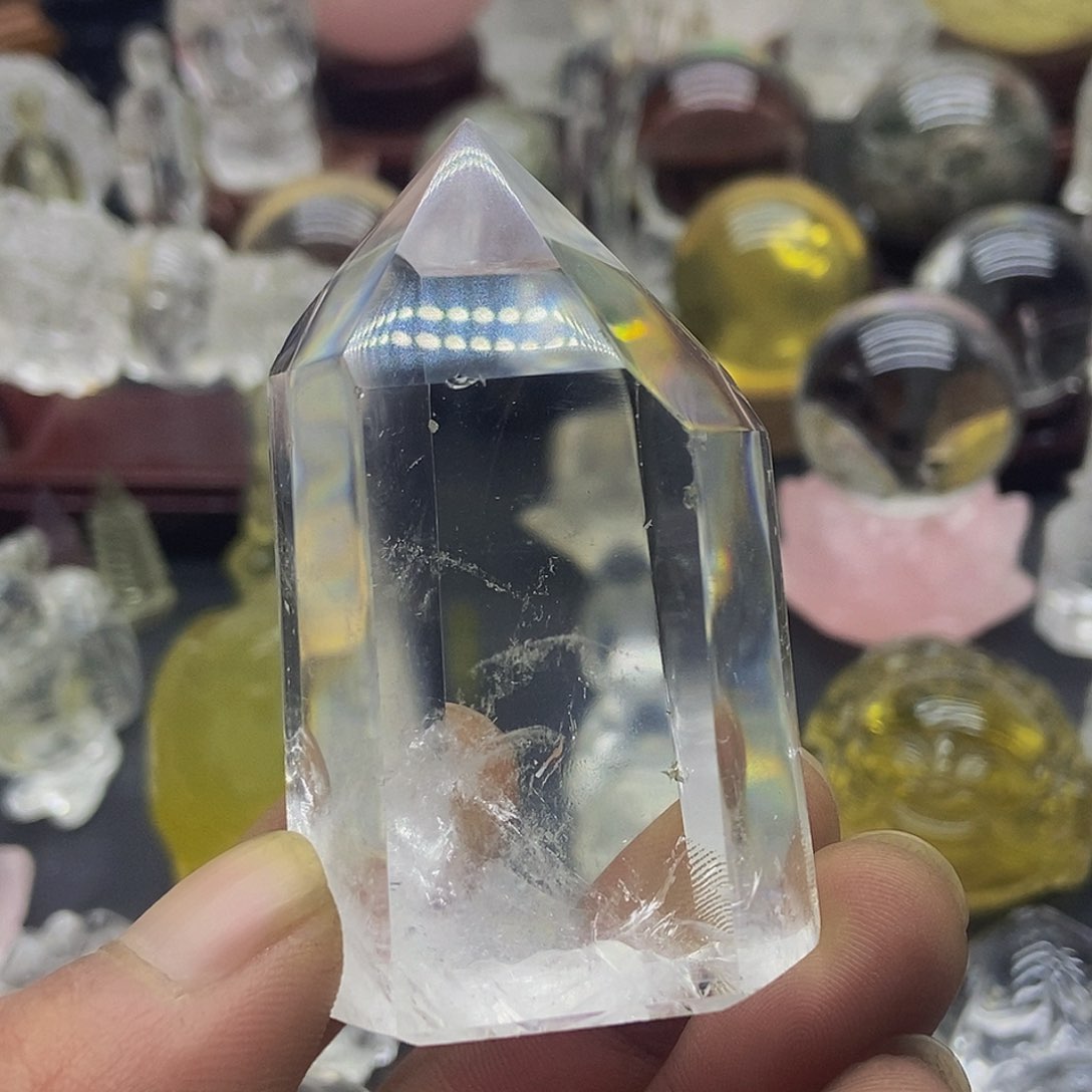 水晶摆件未镶嵌劉*瘦摆件