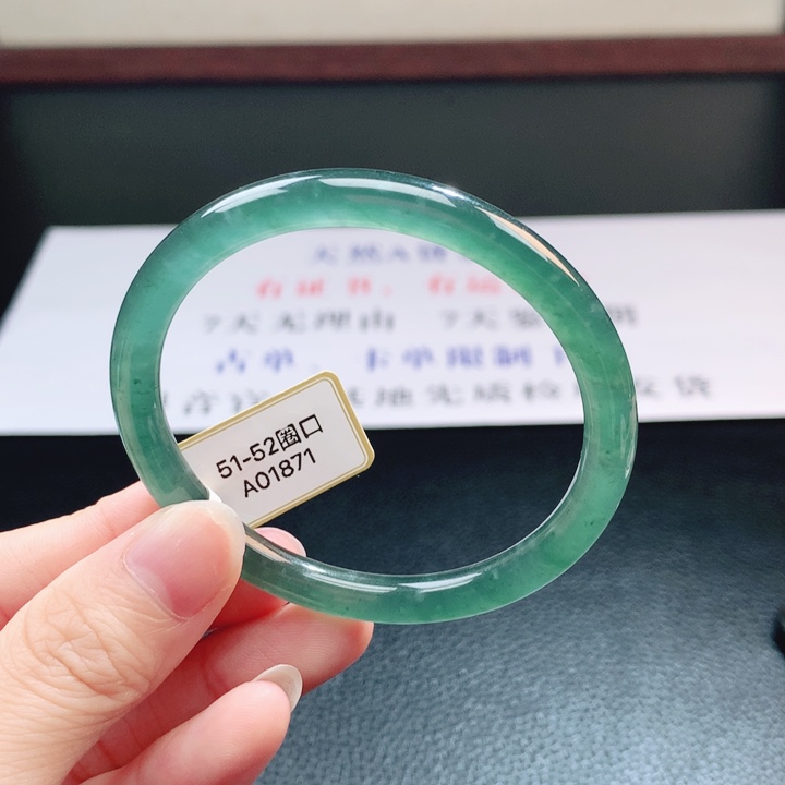 翡翠未镶嵌手镯翡翠手镯64