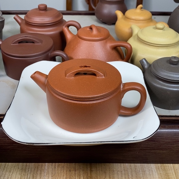 紫砂茶壶旅**快260mL，降坡泥，半手工