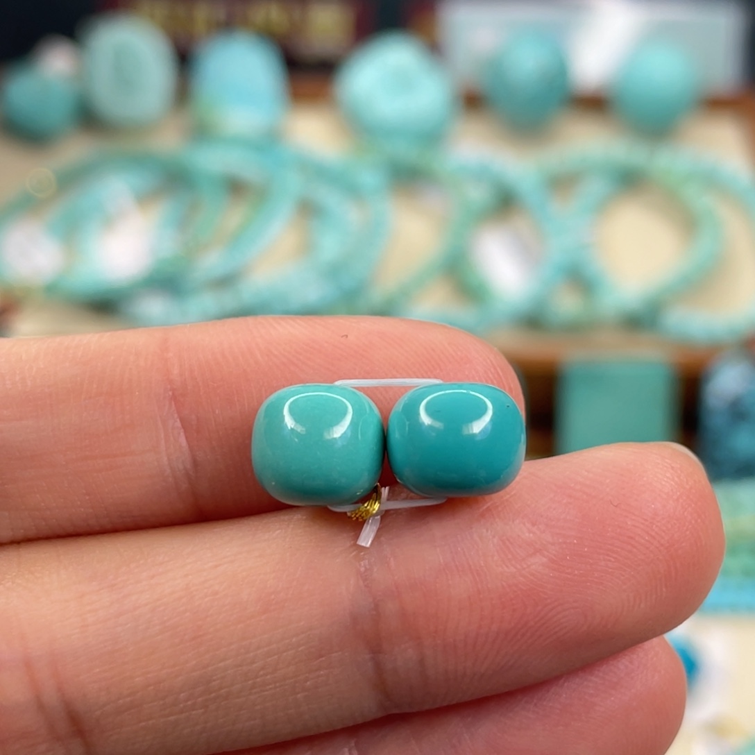 绿松石未镶嵌挂件