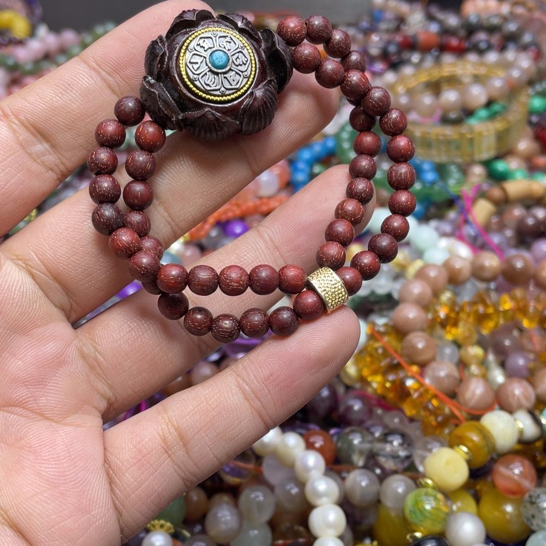 紫晶颈饰银S800镀金镶嵌