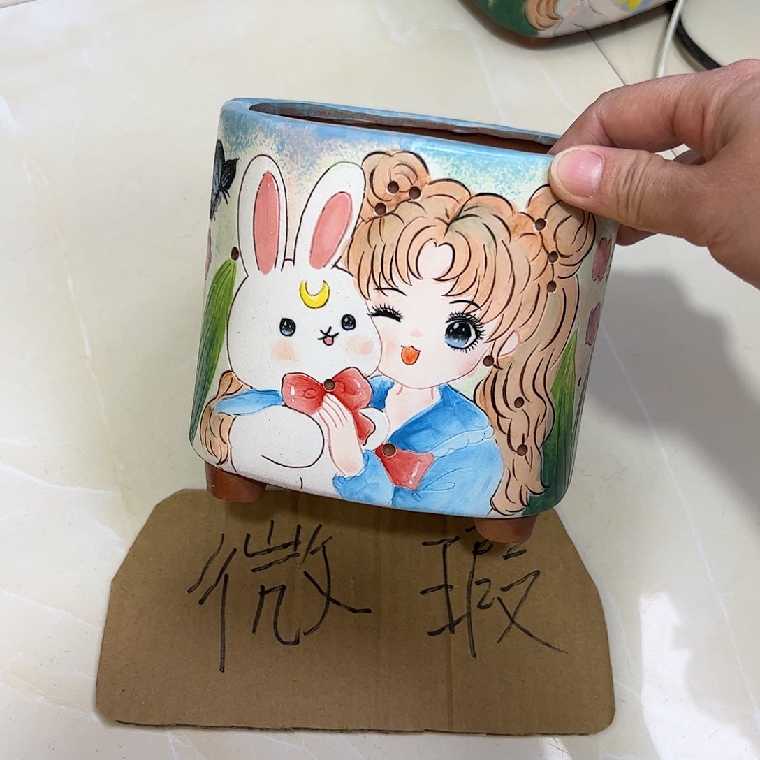 景德镇陶瓷花盆景德镇陶瓷花盆