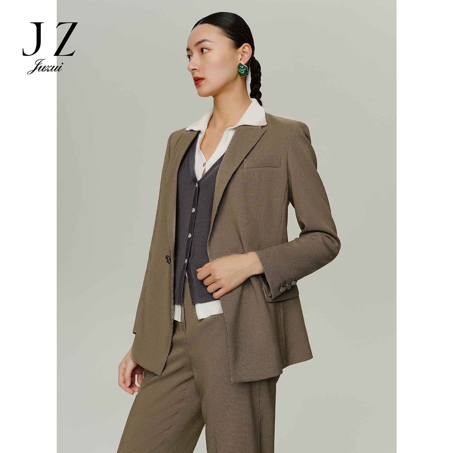 【婷婷专属】商场同JZ玖姿JWDQ40102优雅气质通勤西外套