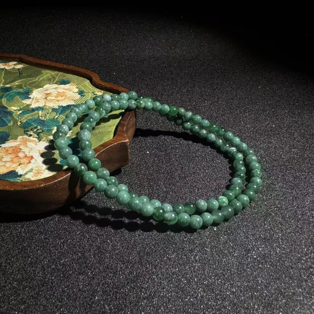 S4651【貝勒爺】蓝水/翡翠/素圈/多圈手串（多样性发其一）