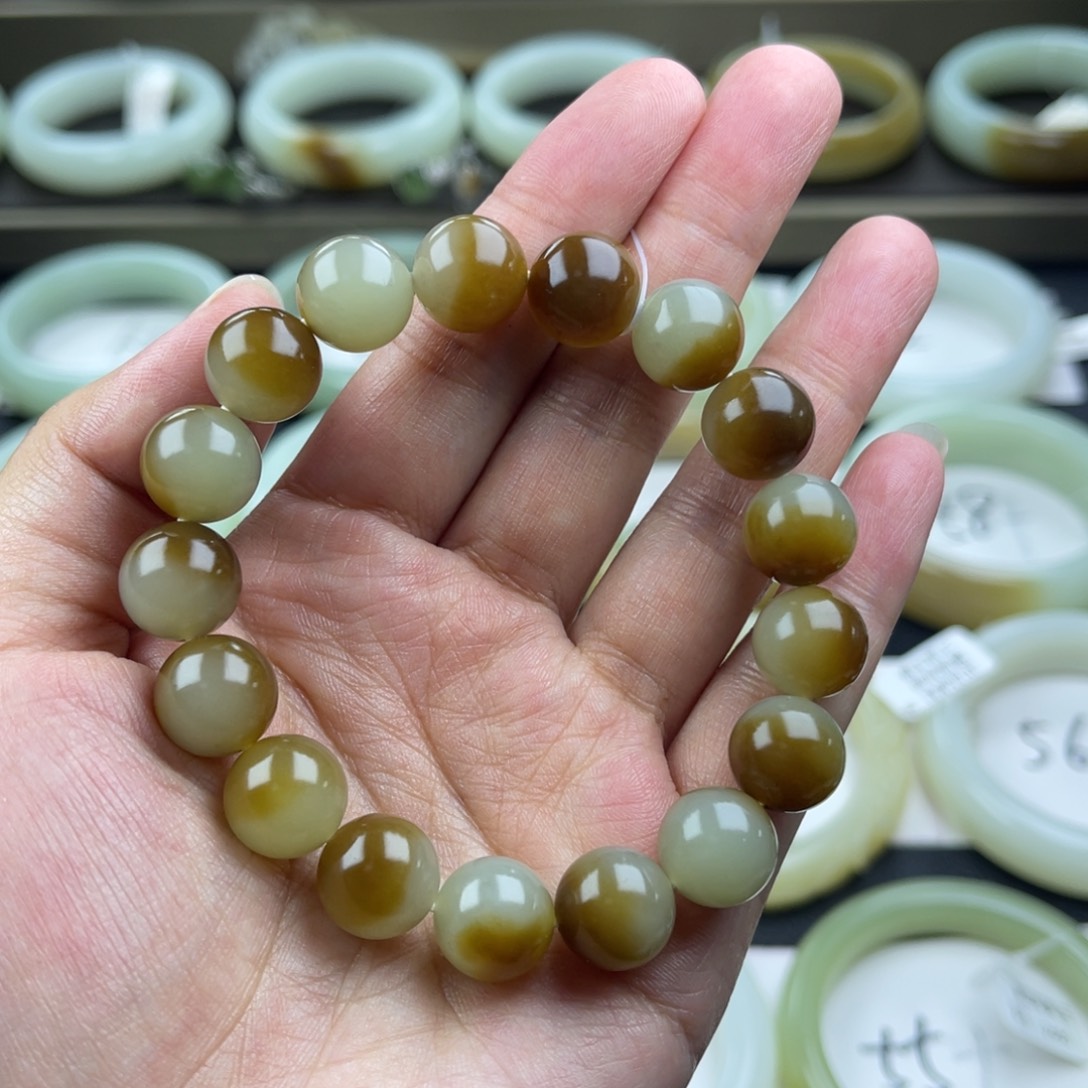 和田玉手链未镶嵌