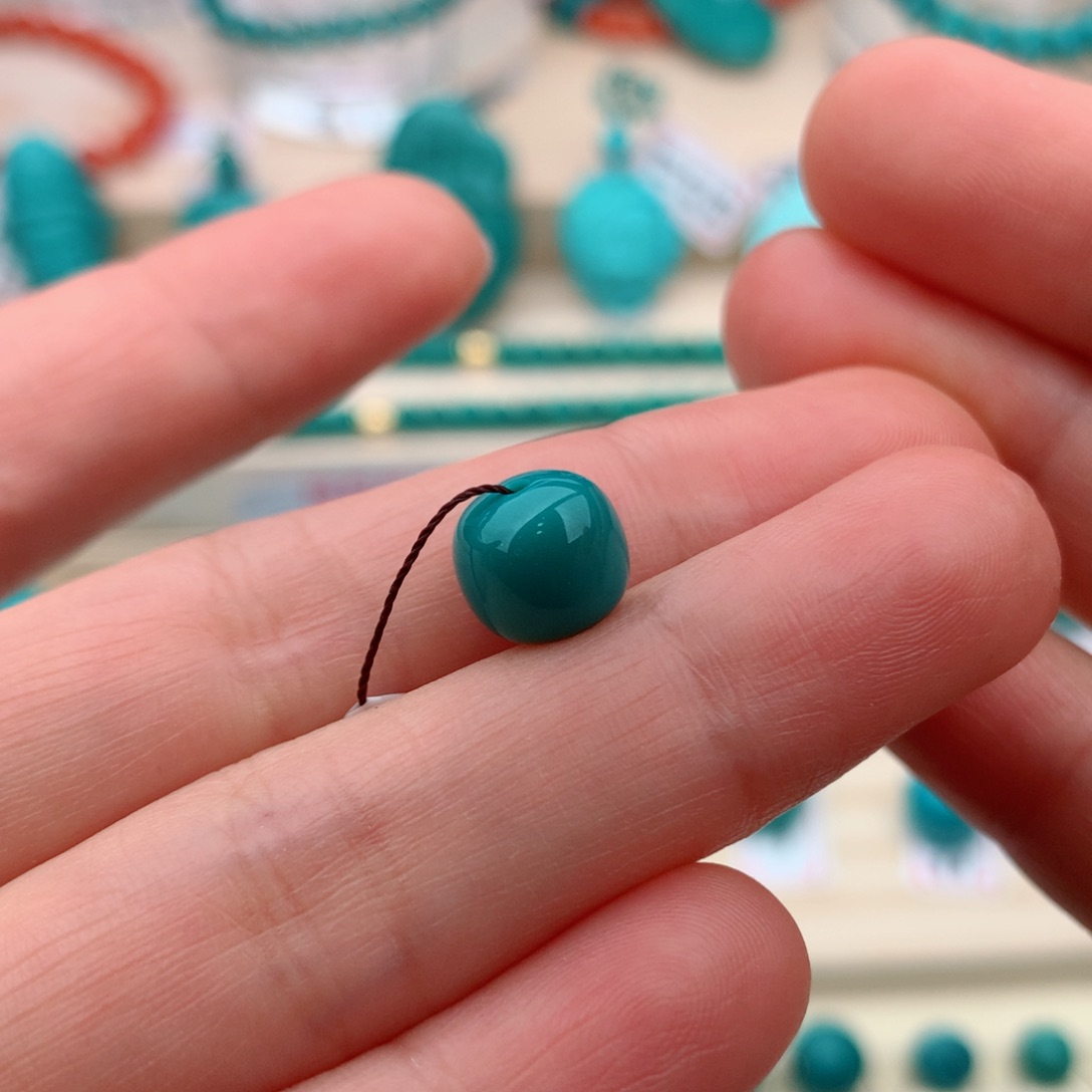 绿松石配饰9mm未镶嵌