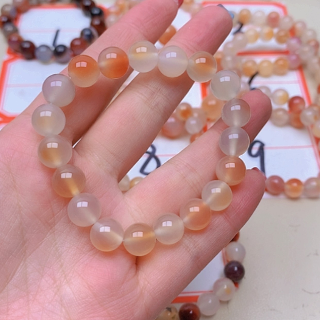 【闪购商品】未镶嵌玛瑙/玉髓珠宝半成品泽***0