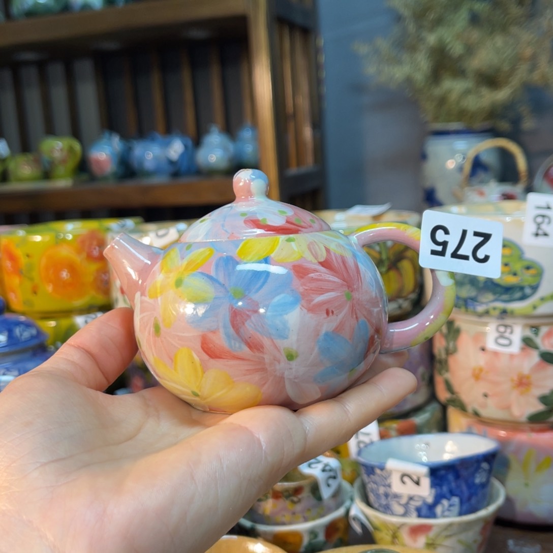 杯素浅陶瓷手工手绘