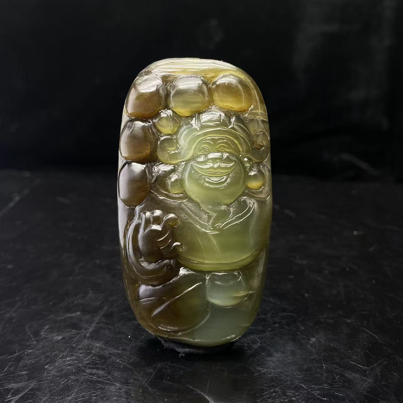 A1667 和田玉手把件 YY541005