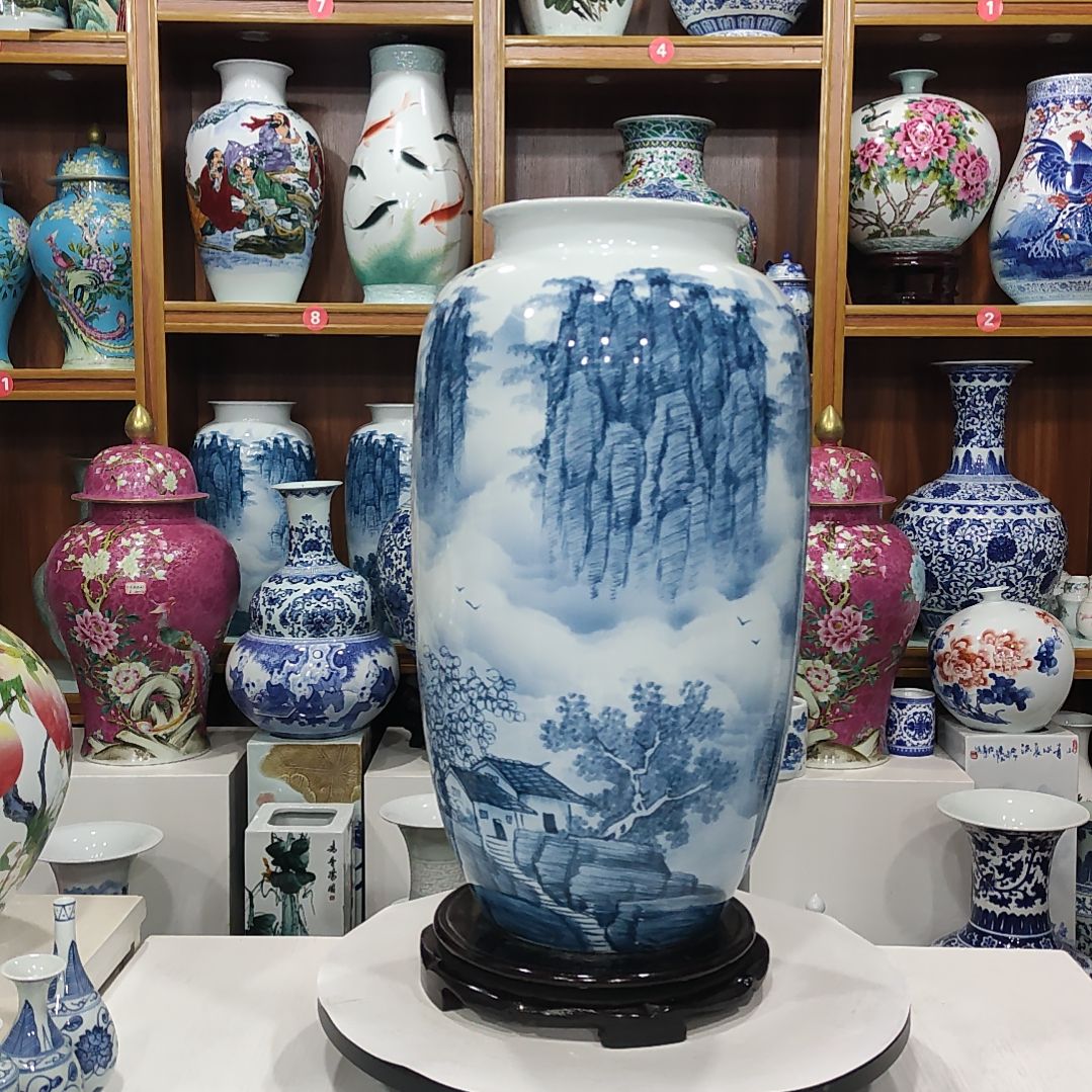 瓷片景德镇陶瓷花瓶