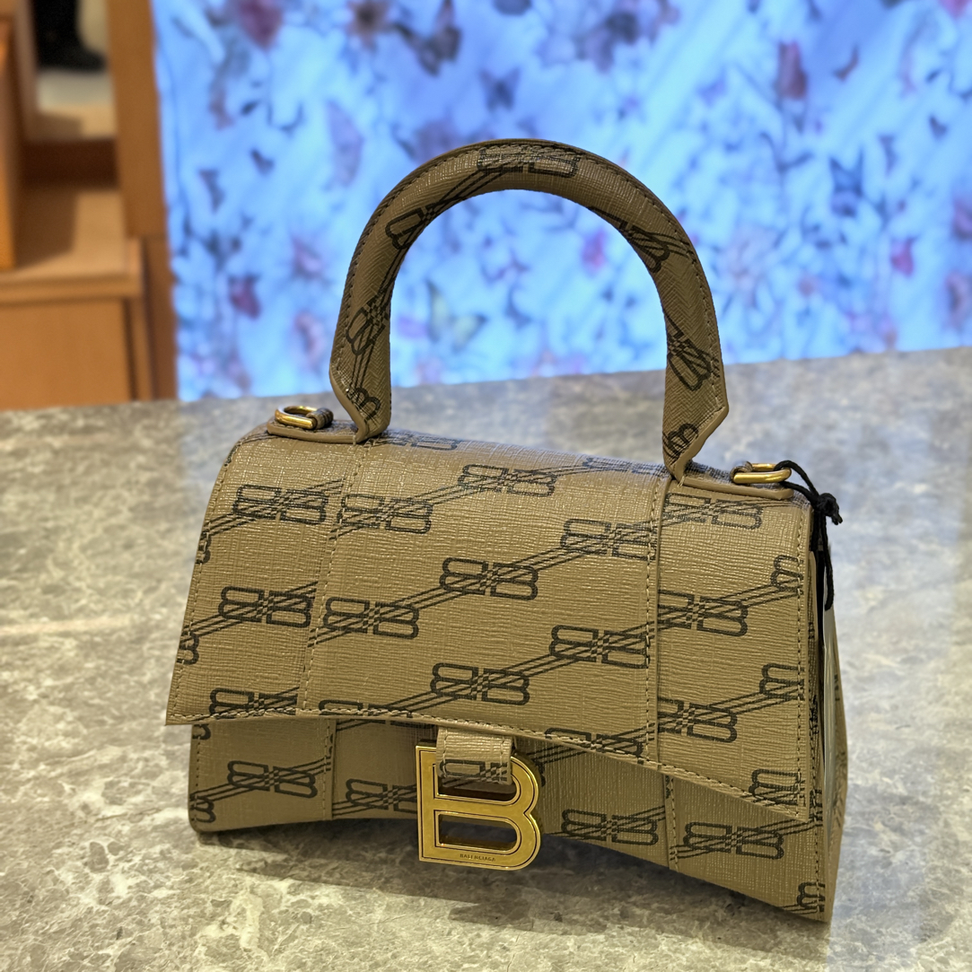 未使用 Balenciaga/巴黎世家 巴黎世家沙漏包卡其色18324956