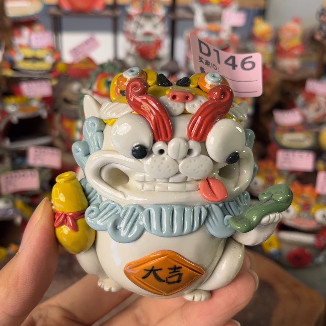 泥塑纯手工茶宠摆件